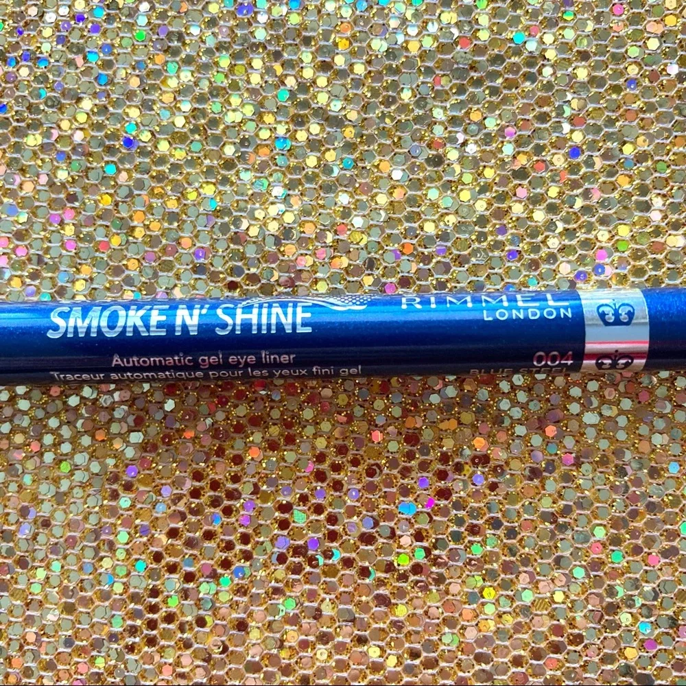 🆕 Rimmel Exaggerate Smoke N Shine Eyeliner, 004 Blue Steel